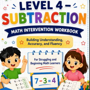 Math Intervention Workbook LEVEL 4- SUBTRACTION