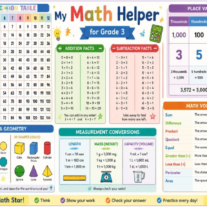 Math and Literacy Desk Helper