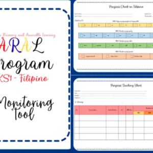 ARAL program Monitoring Tool for KS1 Filipino