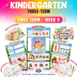 WEEK 9 - KINDERGARTEN FIRST TERM COMPLETE PACKAGE