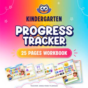 KINDERGARTEN PROGRESS TRACKER WORKBOOK with checklist
