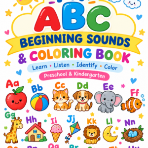MY ABC BEGINNING SOUNDS AND COLORING BOOK