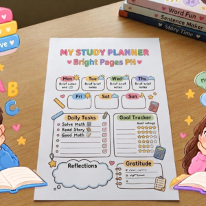 My Study Planner - Printable Student Planner for Academic Success & Organization