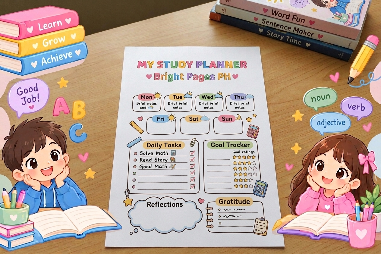 My Study Planner - Printable Student Planner for Academic Success & Organization