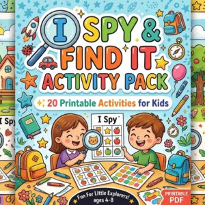 I SPY & FIND IT Activity Pack - Educational Fun