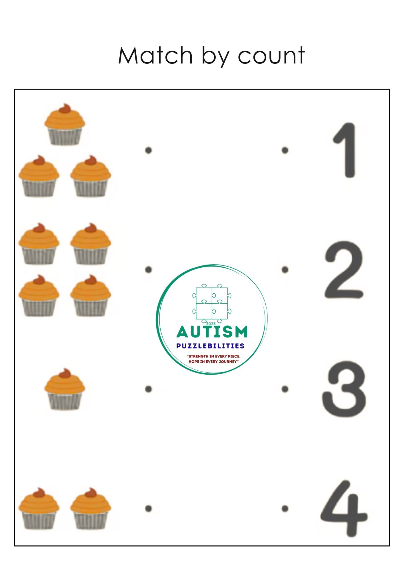 FREE Math Time with CUPCAKES worksheets - Image 4