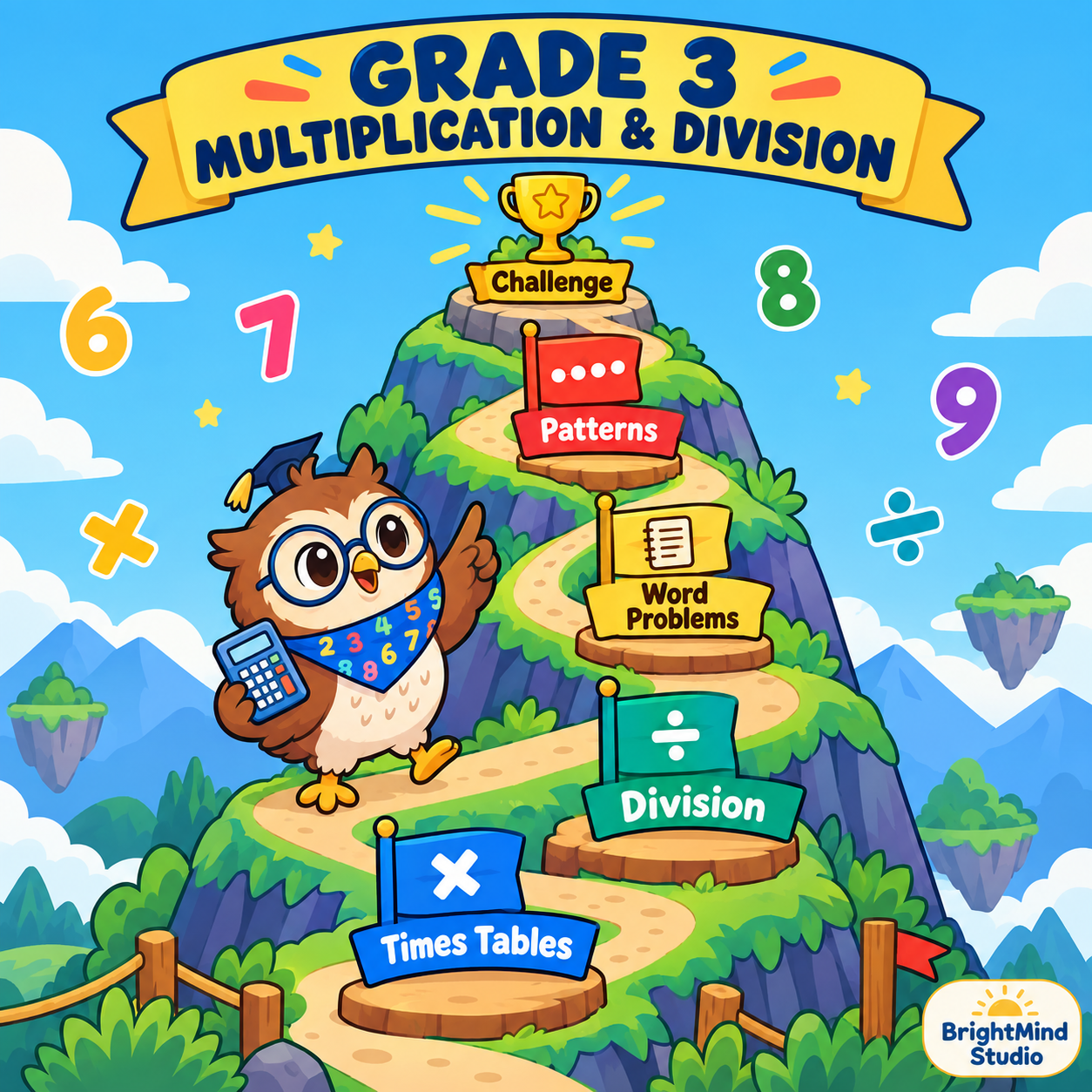 Grade 3 Multiplication & Division Practice Pack