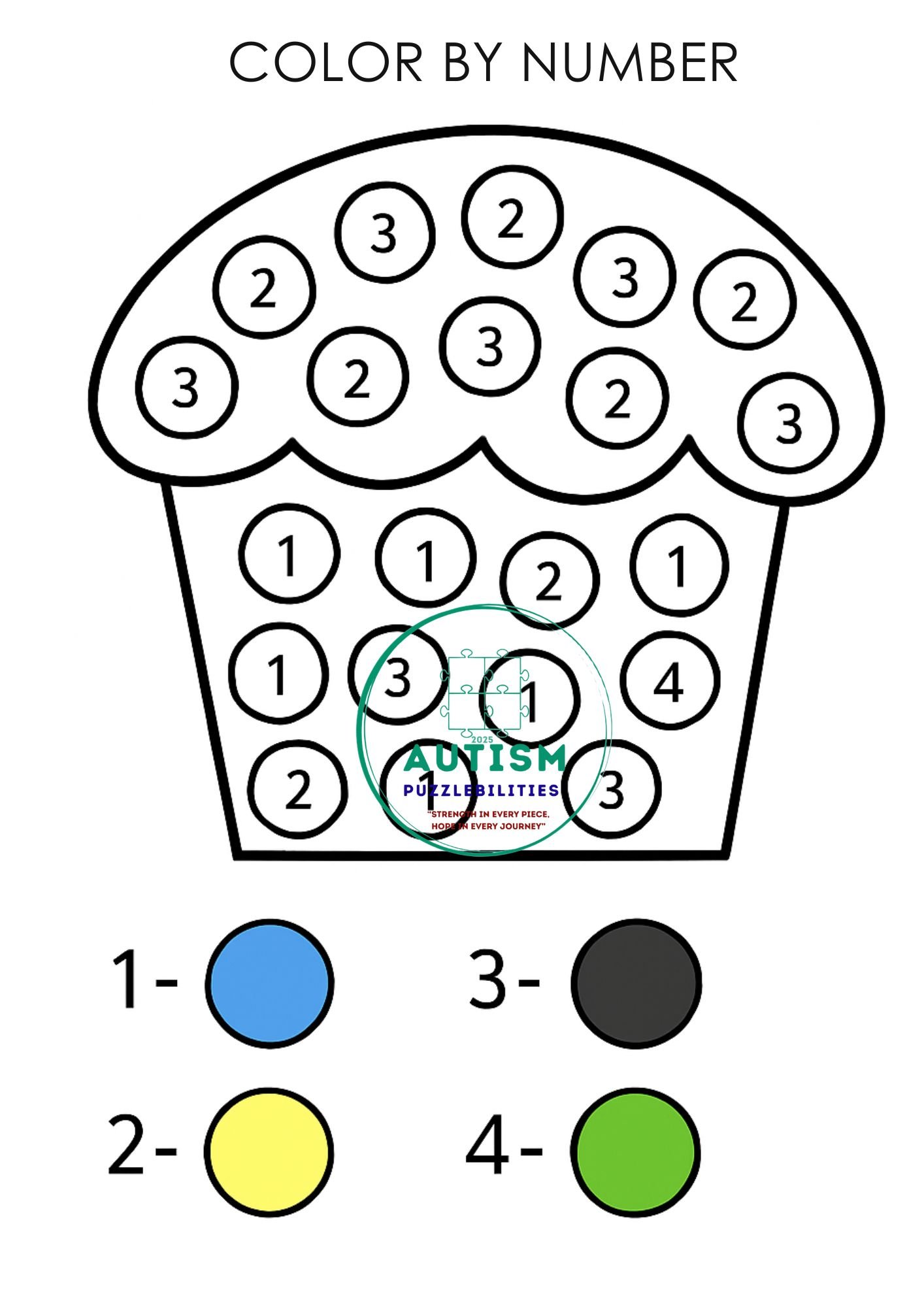 FREE Math Time with CUPCAKES worksheets - Image 3