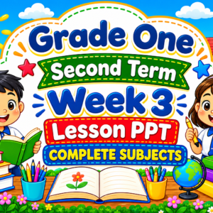 GRADE 1 - PPT Term 2 (Second Term) Week 3 Grade 1 (COMPLETE SUBJECTS)