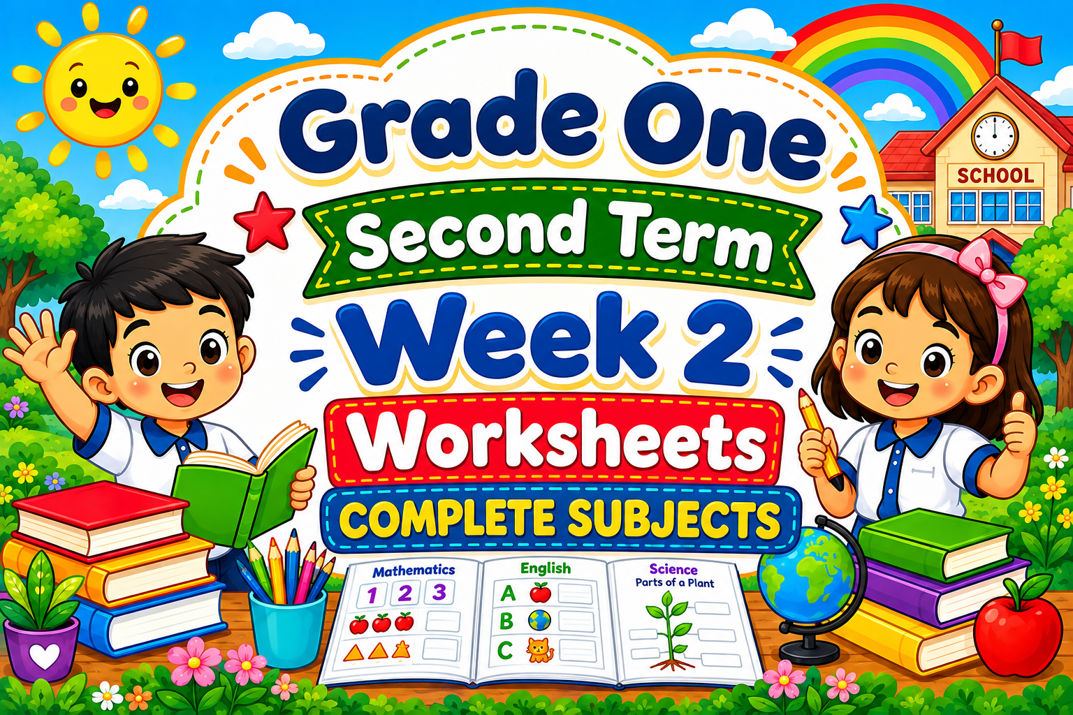 WORKSHEETS FOR GRADE 1 Term 2 (Second Term) Week 2 COMPLETE SUBJECTS