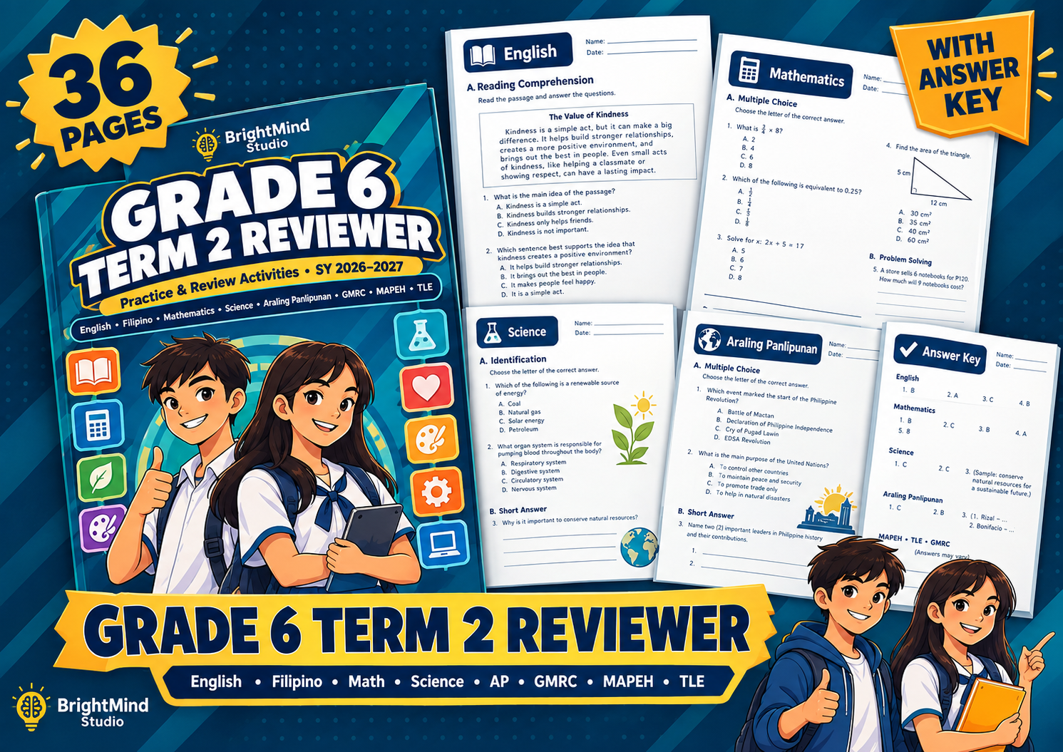 Grade 6 Term 2 Reviewer | All Subjects | Printable PDF - Image 2