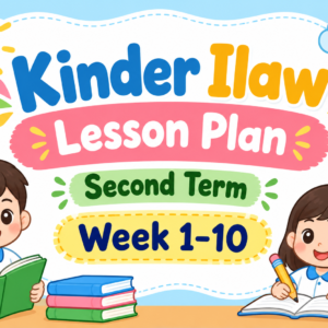 Kinder ILAW Lesson Plan Second Term Week 1-10 (Word File Soft Copy)