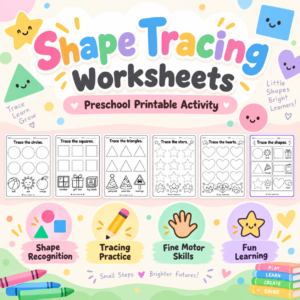 Shape Tracing Worksheet