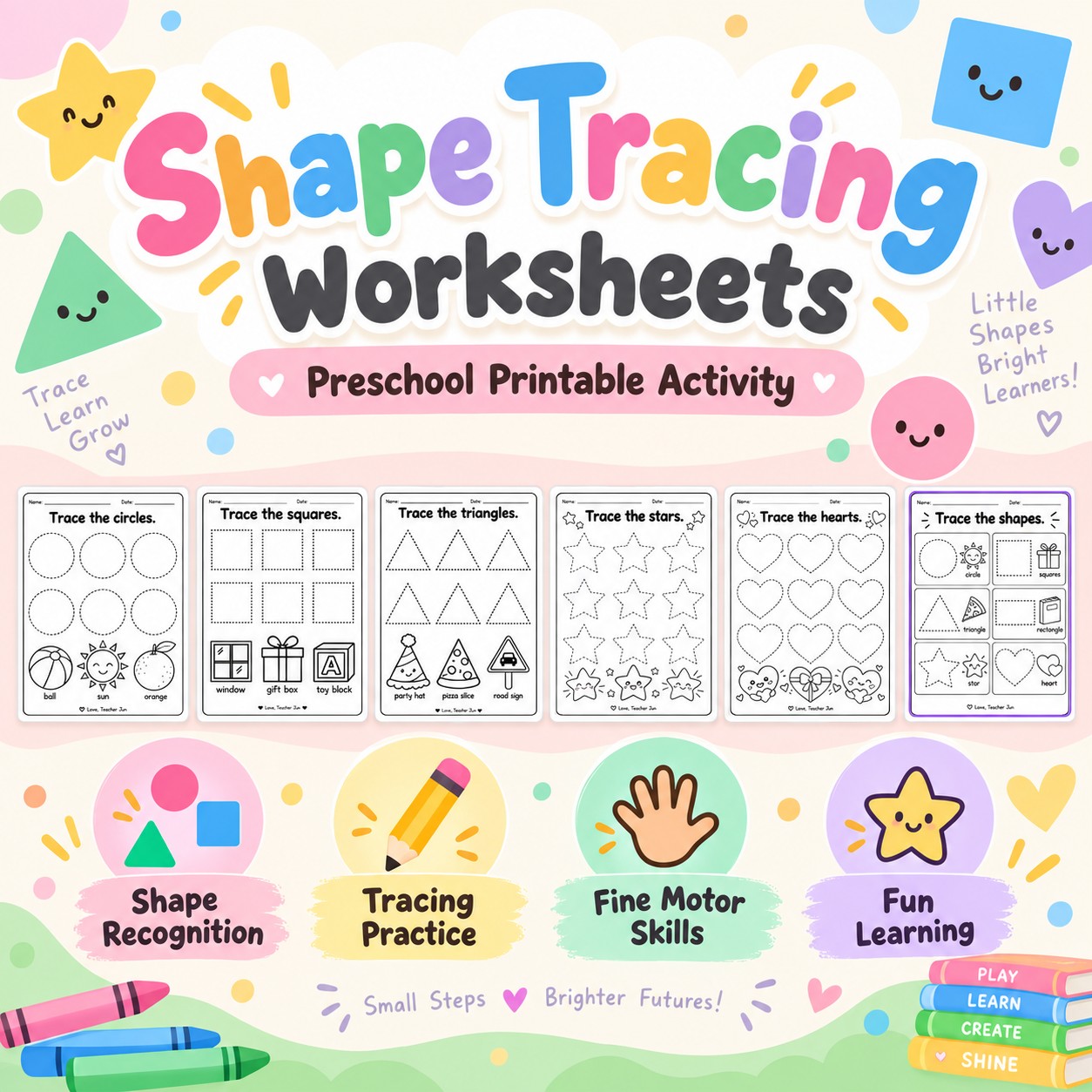 Shape Tracing Worksheet