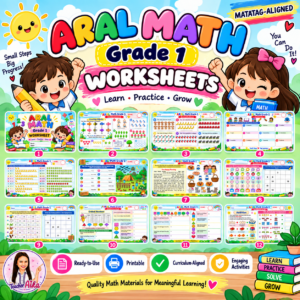 ARAL MATH PROGRAM GRADE 1 WORKSHEETS POWERPOINT PRESENTATION PRINTABLE