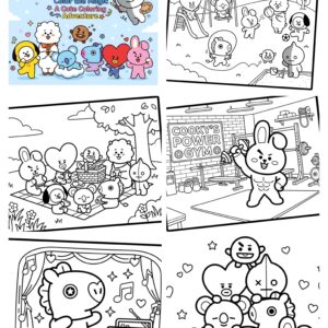 BT21 Color the Magic; A Cute Coloring Adventure