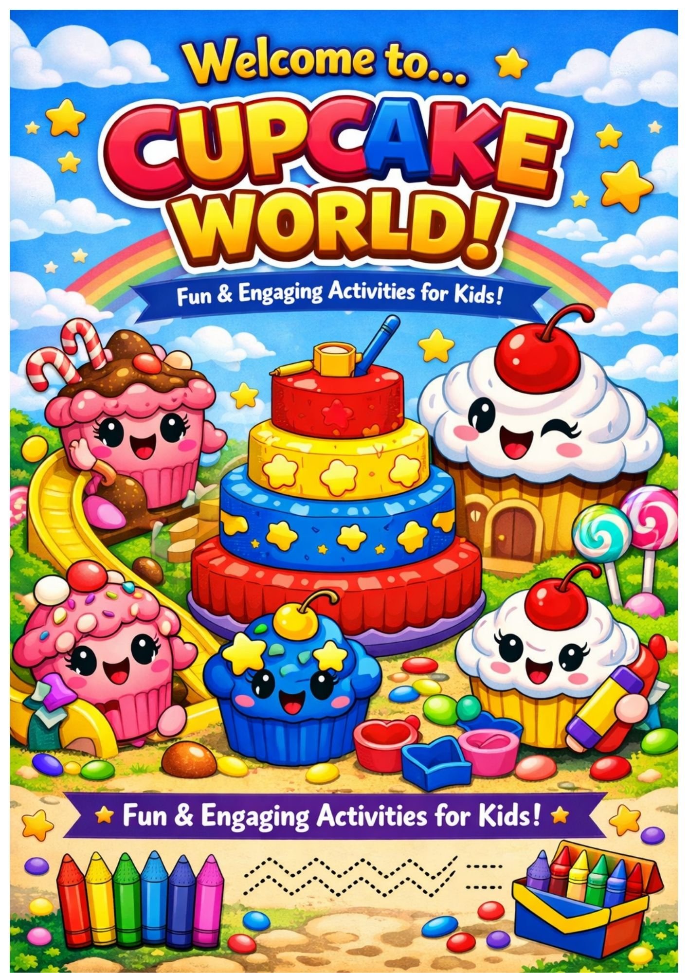FREE Math Time with CUPCAKES worksheets - Image 6