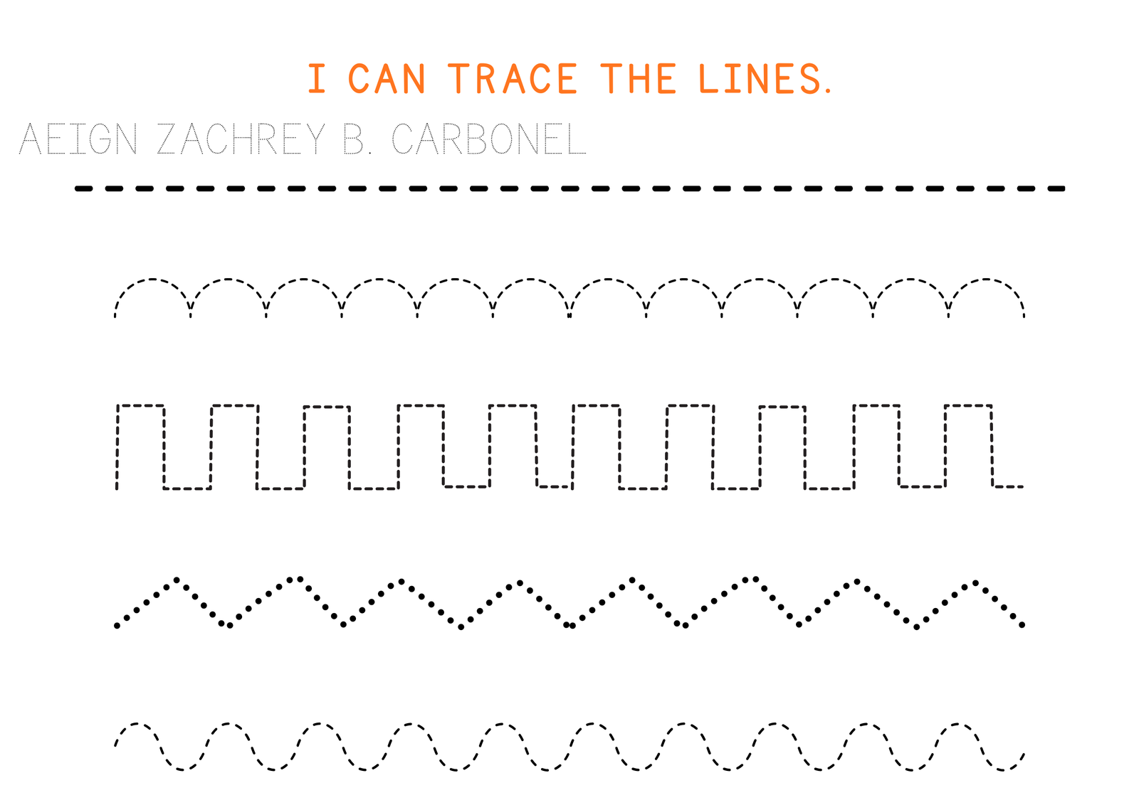 Customize Tracing, Writing, and Coloring Pad for toddlers - Image 8