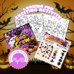 ElieDigitals: Boo Crew: A Spooky-Cute Coloring Adventure