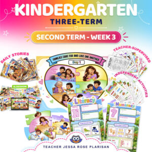WEEK 3 - KINDERGARTEN SECOND TERM COMPLETE PACKAGE