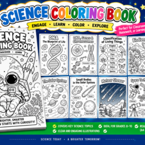 SCIENCE COLORING BOOK | MATATAG Science Printable Activities – A4 PDF