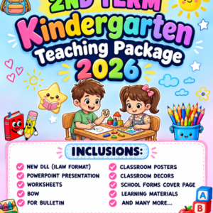 ✨2nd Term Kindergarten Teaching Package 2026✨