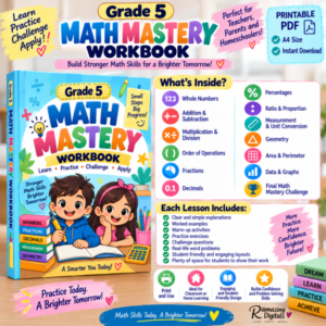 GRADE 5 - MATH MASTERY WORKBOOK