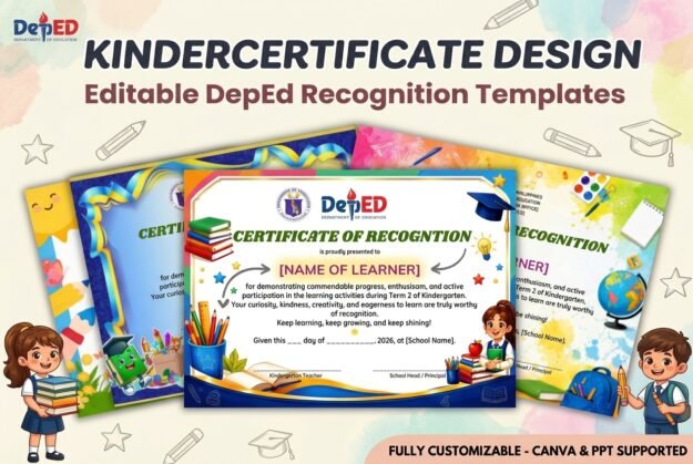 Kindergarten Certificate Sample