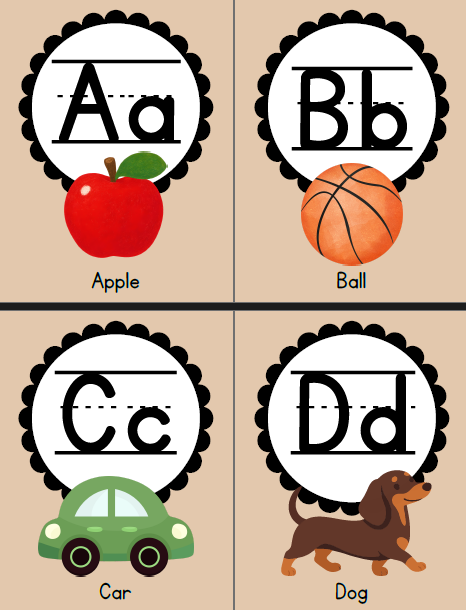 Alphabet Cards Printable