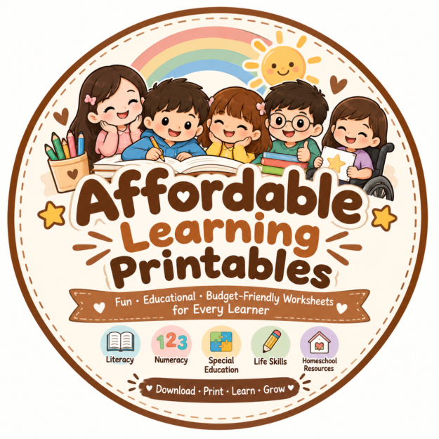 Affordable Learning Printables
