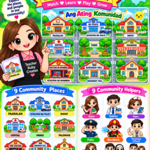 🏘️ Ang Ating Komunidad – Interactive Community Learning Mat