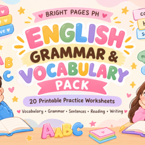 English Grammar & Vocabulary Packs: Master English Fluency & Boost Scores