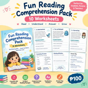 Fun Reading Comprehension Pack - Engaging Activities for Kids