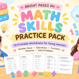 Math Skills Practice Pack: Boost Numeracy & Problem-Solving