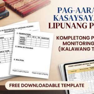 Learner's Progress Monitoring Sheet para sa Ikalawang Termino [🎁 FREE DOWNLOAD]