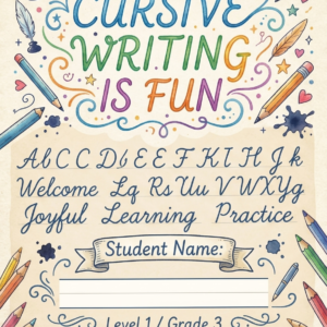 Cursive Writing is Fun! Handwriting Workbook