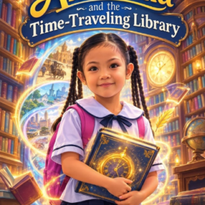 ANATHALIA AND THE TIME-TRAVELING LIBRARY (Story Book/Coloring Book)