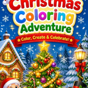 My Christmas Coloring Adventure: Color, Create & Celebrate!