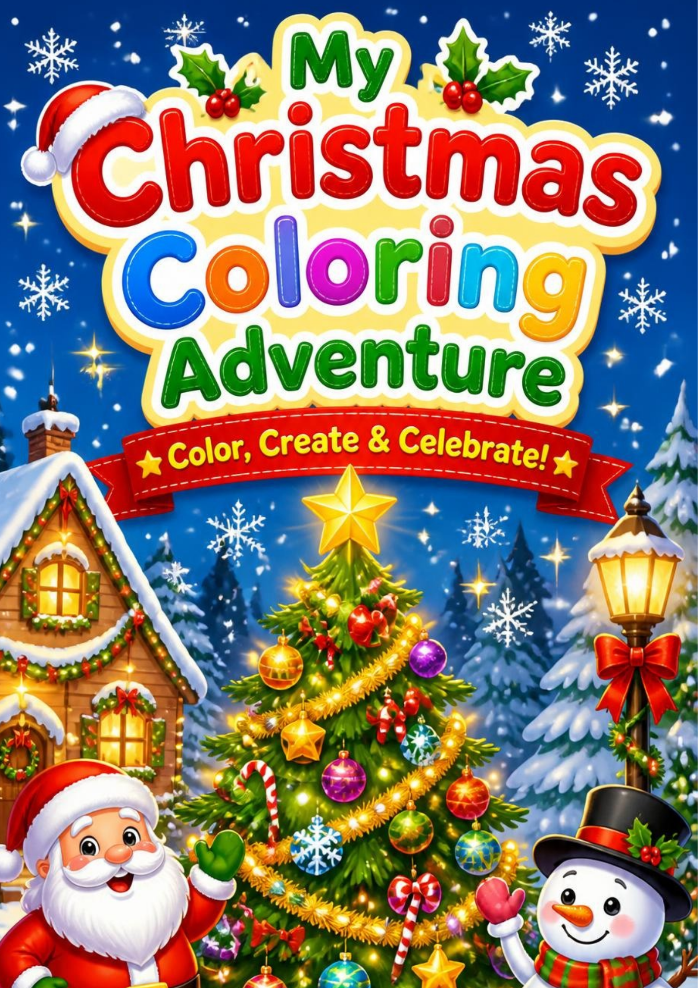 My Christmas Coloring Adventure: Color, Create & Celebrate!