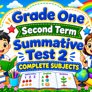 GRADE 1 2nd SUMMATIVE TEST || TERM 2
