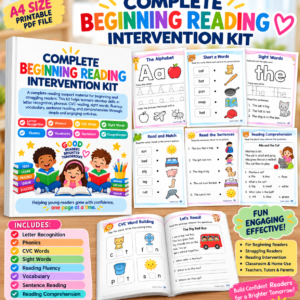 Complete Reading Intervention Kit
