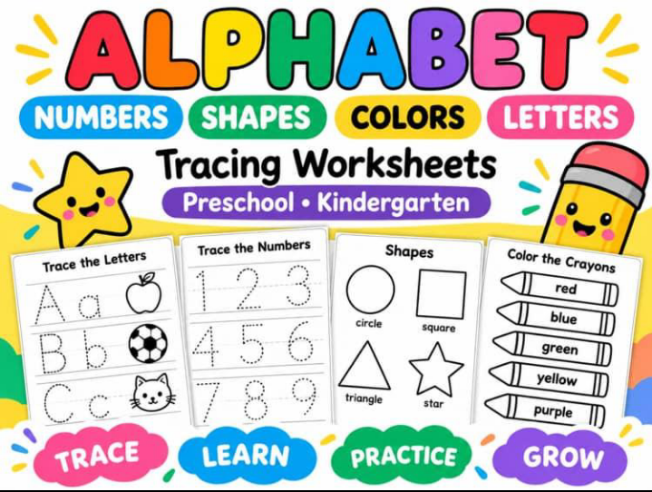Cute Preschool Activity Pack - Image 2