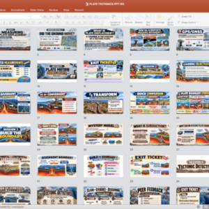 Science 10 Learning Materials- Week 4 Plate Tectonics, with Lesson Plan Ilaw format and aligned worksheets.