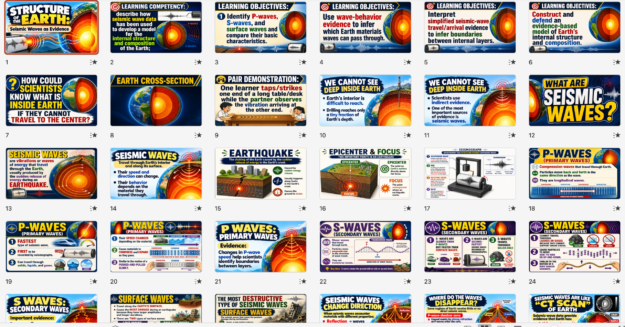 Grade 9 Science | Structure of the Earth & Seismic Waves | Earth’s ...