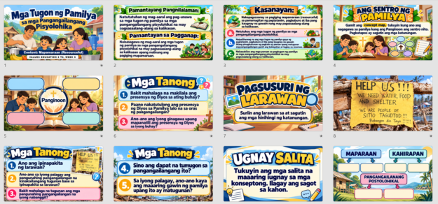 πΏ FAMILY NEEDS, FAMILY VALUES! | Mga Tugon ng Pamilya sa mga Pangangailangang Pisyolohikal | Mapamaraan (Resourceful) | EsP 8 | Values Education 8 Term 2 Week 5 | PPT + LP + Activities | MATATAG