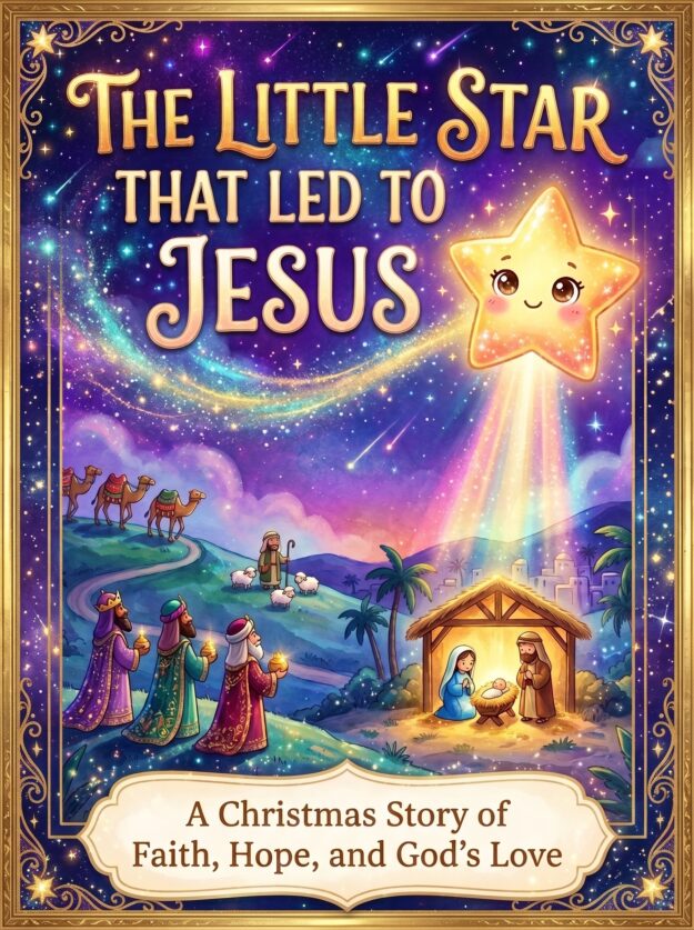 The Little Star That Led to Jesus ⭐ A 10-Page Inspirational Christmas Bible Storybook for Kids