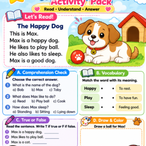 Reading Activity Pack